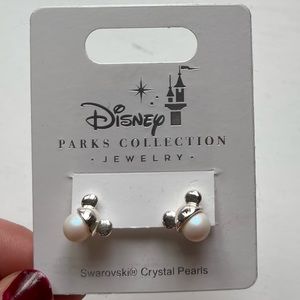 Disney Mickey Ears Pearl Earrings